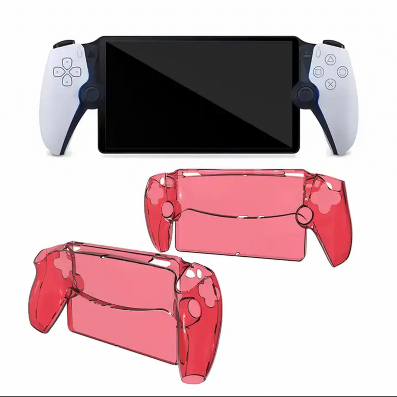 Portable Transparent Crystal Hard PC Protective Carrying Skin Shell Cover Case for PS5 Playstation 5 Portal Game Player Remote