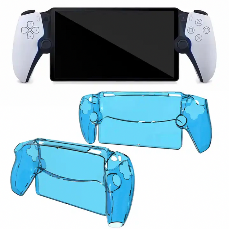 Portable Transparent Crystal Hard PC Protective Carrying Skin Shell Cover Case for PS5 Playstation 5 Portal Game Player Remote