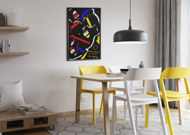 "Forever life challenge" Art Insulated Tumbler