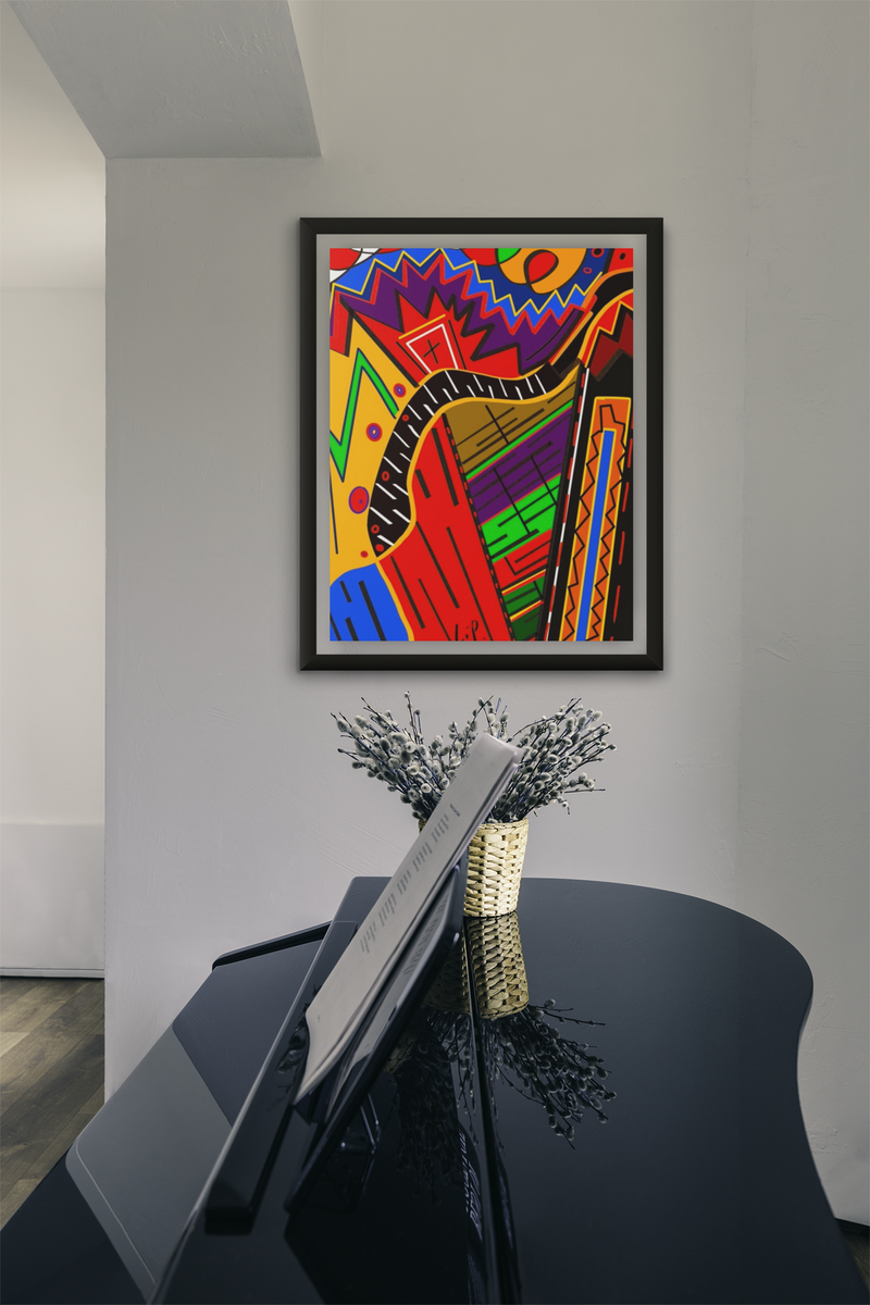 "Jazz City" Art Insulated Tumbler