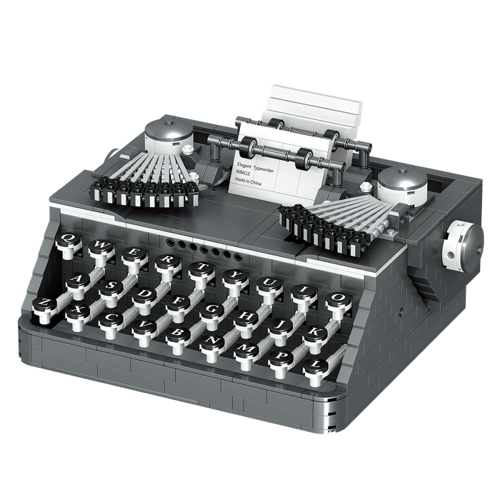 Typewriter 00940 Building Kit; Great Gift Idea for Writers (1,136 Pieces)