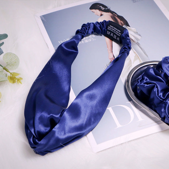 100%  silk hairband
