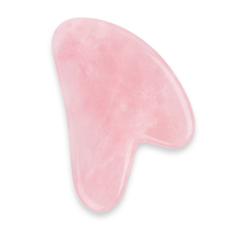 100% Natural Jade Stone Board Massage Rose Quartz Guasha Plate Jade Face Massager Scrapers Tools For Face Neck Back Body