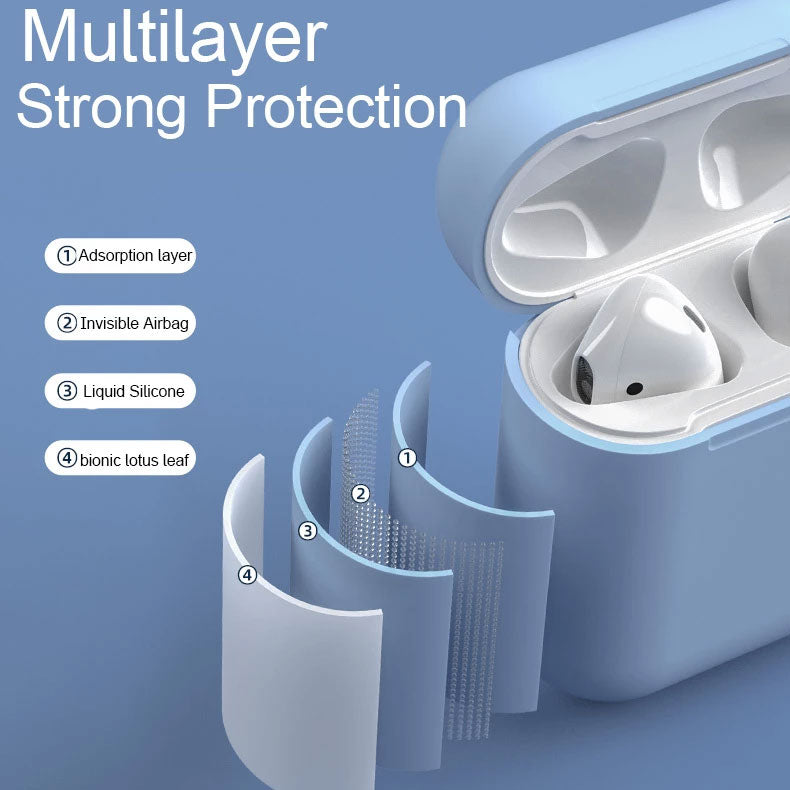 Original Soft Liquid Silicone Case for Apple AirPods 3 Airpods Pro Wireless Bluetooth Earphone Cover