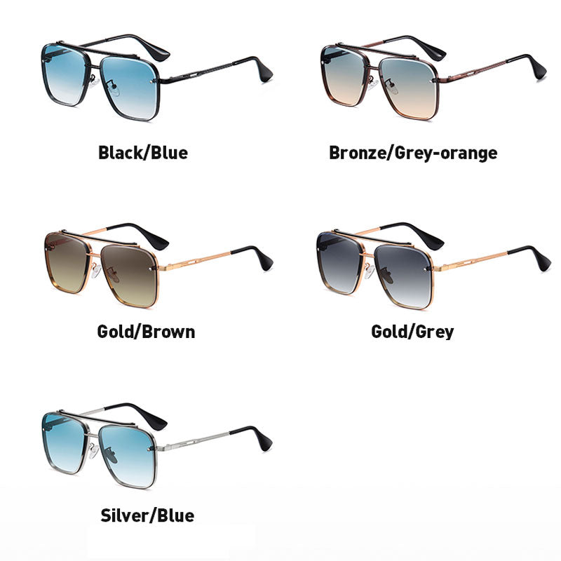Sunglasses Men and Women Driving Polarized Retro Square Fashion Aviator Sunglasses Classic Trend