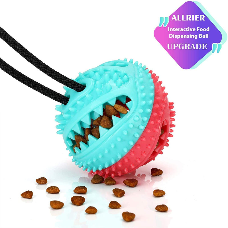 Dog Chew Toys for Aggressive Chewers, Puppy Dog Training Treats Teething Rope Toys for Boredom, Dog Puzzle Treat Food Dispensing Ball Toys for Small Large Dogs