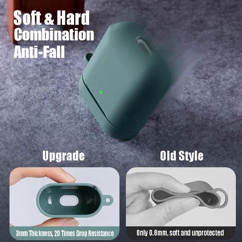 Original Soft Liquid Silicone Case for Apple AirPods 3 Airpods Pro Wireless Bluetooth Earphone Cover