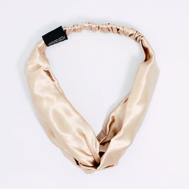 100%  silk hairband