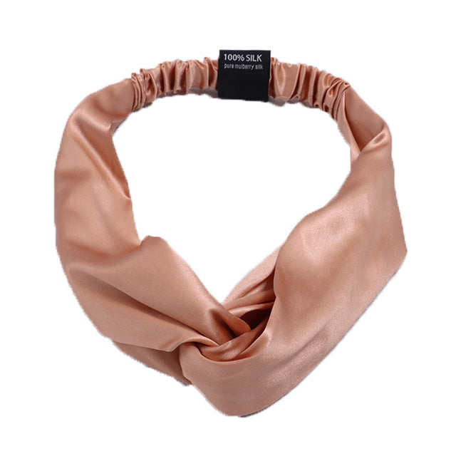 100%  silk hairband