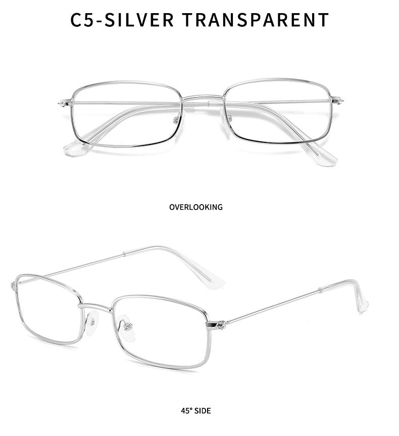 【Buy One Get One】Personality small frame square frame sunglasses Fashion retro sunglasses