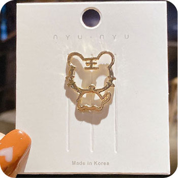 Chinese traditional new year festive red zodiac year of the tiger brooch 2022 new trendy personality sweater bag accessories