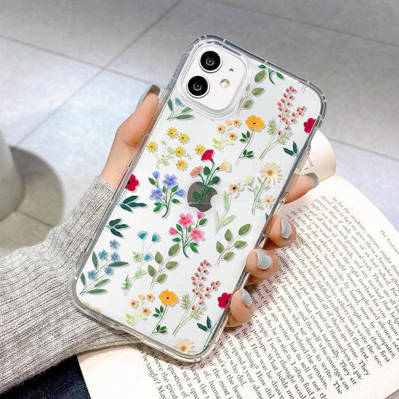 For iphone 11 Case Flower Case For iphone 13 Case Fundas iPhone XR 12 13 14 Pro XS Max 6s Plus Mini SE Clear Case