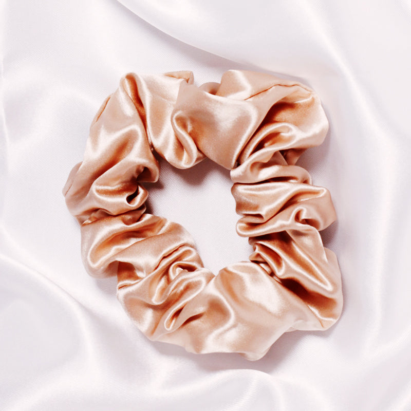 100% mulberry silk scrunchy
