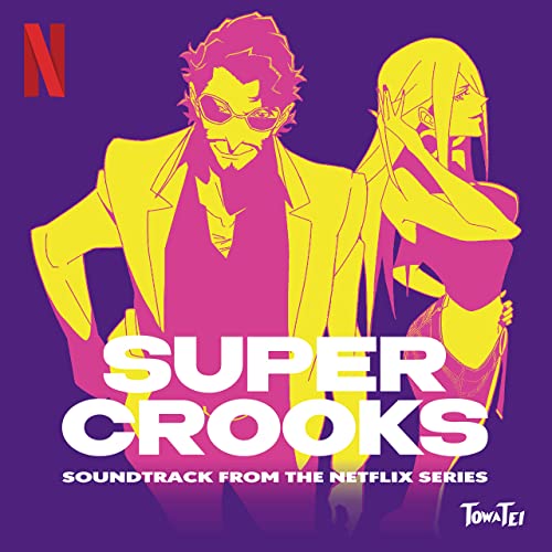 Netflix（Super Crooks）Johnny Bolt : Small Metal Frame Square Sunglasses Non Polarized Lens