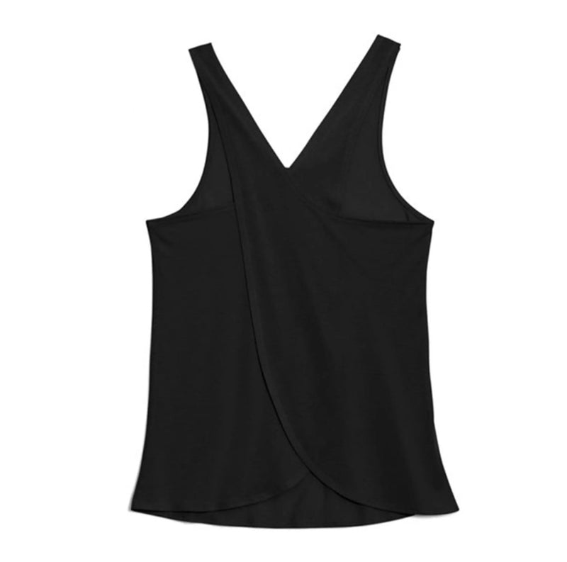 Happybuyner Women Cross Back Yoga Shirts Sleeveless Bodybuilding Fitness Sport T-Shirt Quick Dry Workout Running Tank Tops Yoga Vest