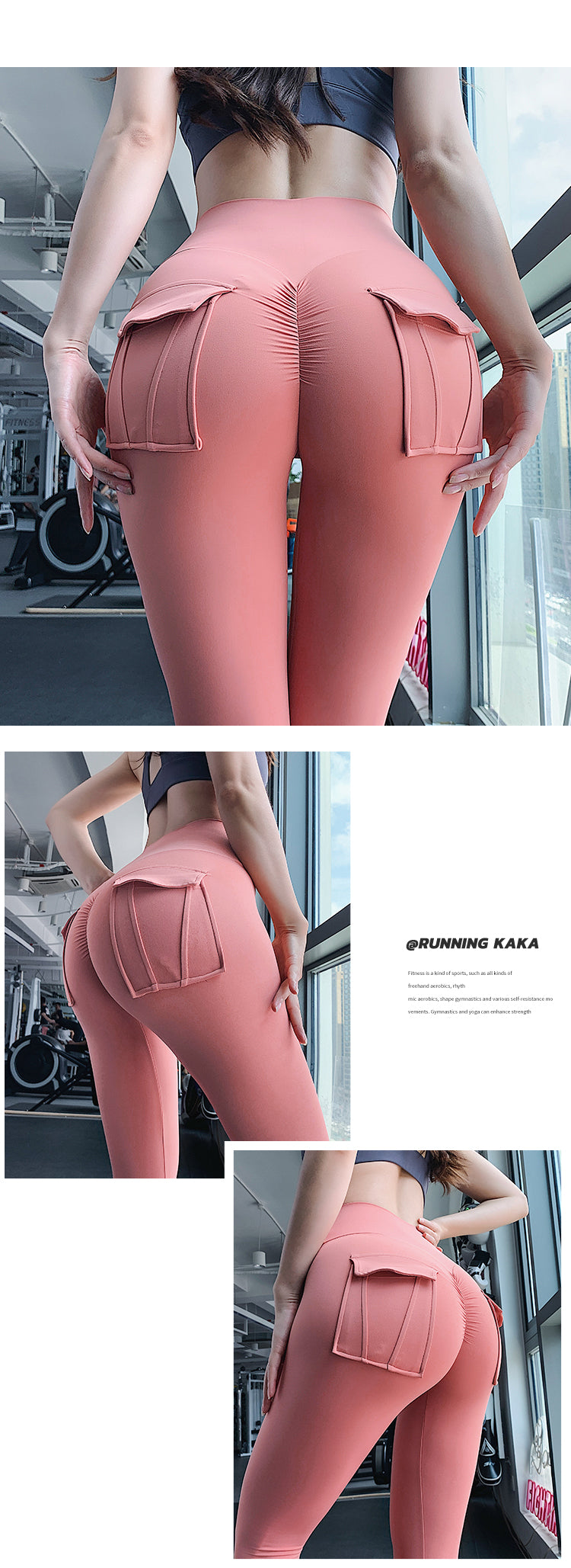Womens Yoga Pants with Pockets, High Waisted Tummy Control Leggings for Women, Non See-Through Workout Leggings Pants