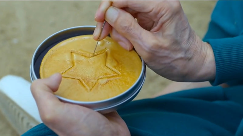 【Squid Game】Hard Candy Dalgona Games In Tin with Needle for Lockdown | SQUID Candy | "Sugar Picking" Game Props  |Korean Dalgona Candy Recipe Party Favors  | Christmas Limited edition